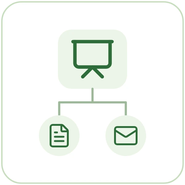 A report design sent out by email