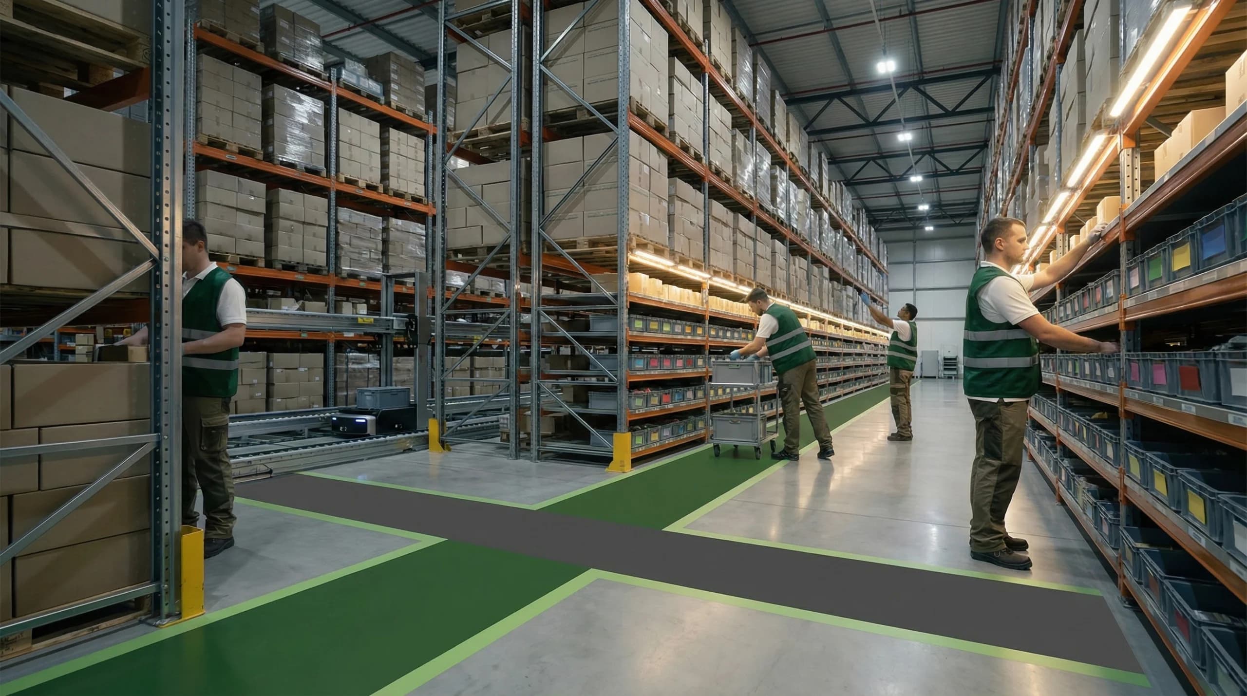 Order picking in a warehouse, automated warehouse picking systems