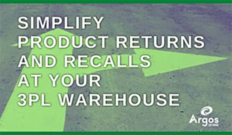 Simplify product returns and recalls at your 3PL warehouse