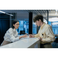 reception desk