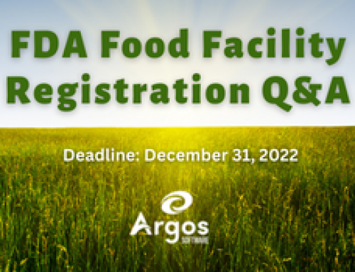 7 Quick Q&As for FDA Food Facility Registration