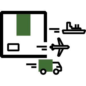 Freight Management 2-01 box with a ship, airplane, and truck
