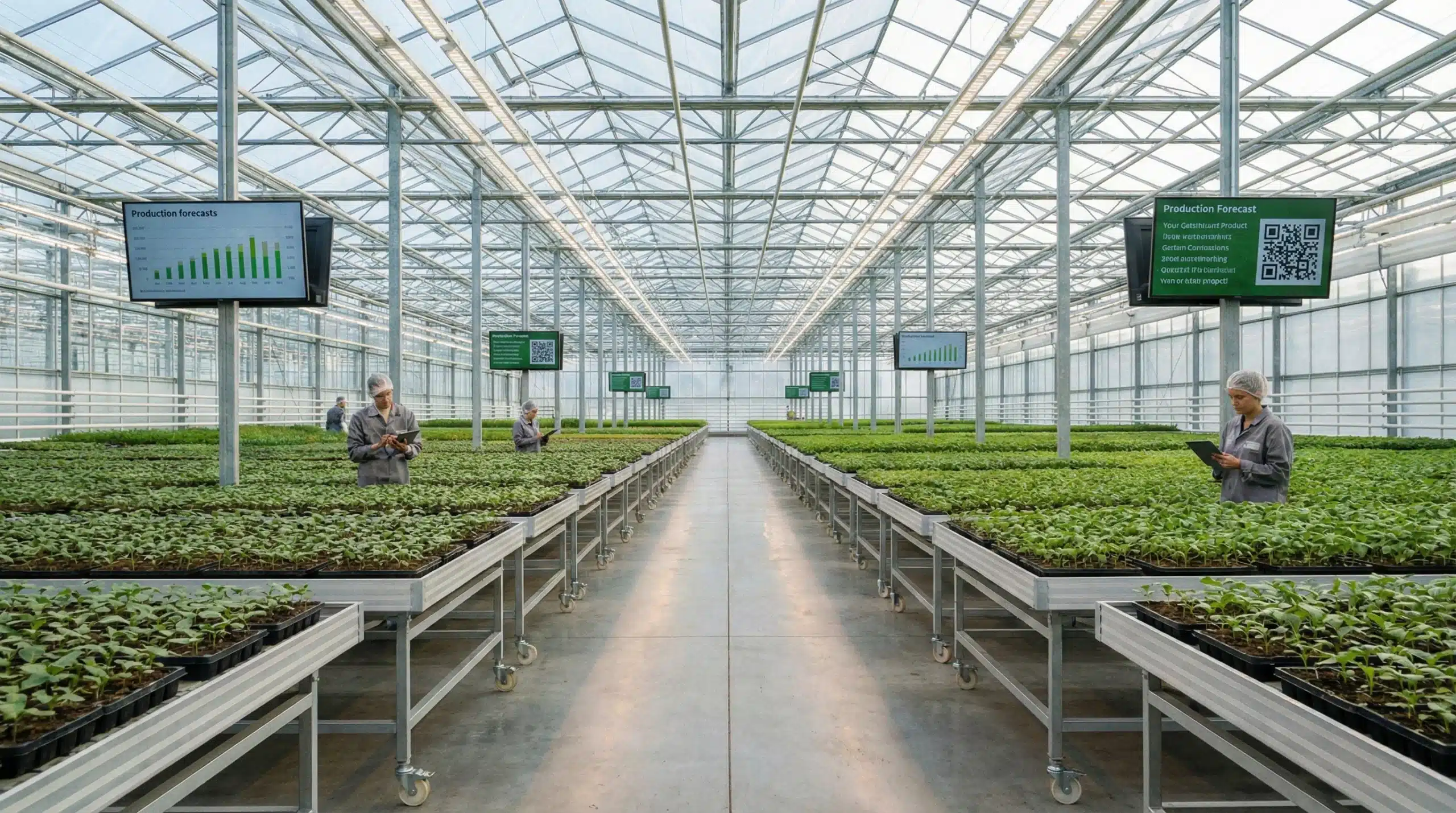 Plant Production Forecasting for Nurseries & Greenhouses