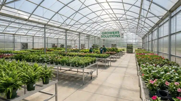 growers solutions greenhouses nursery interior