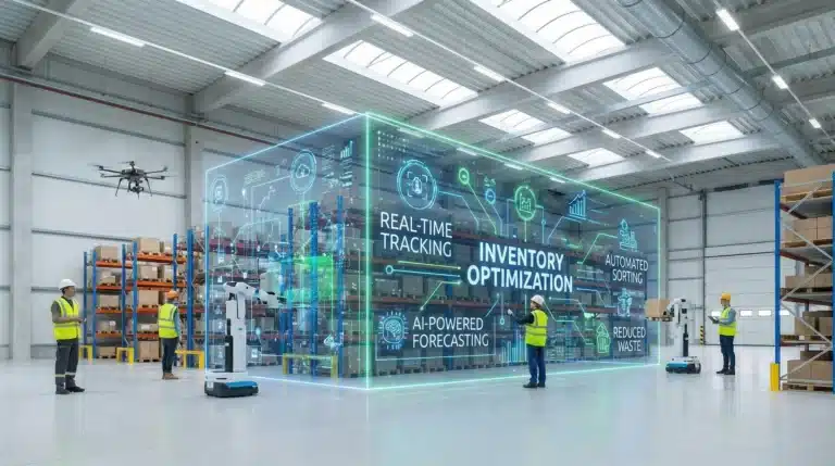 warehouse inventory optimization graphic