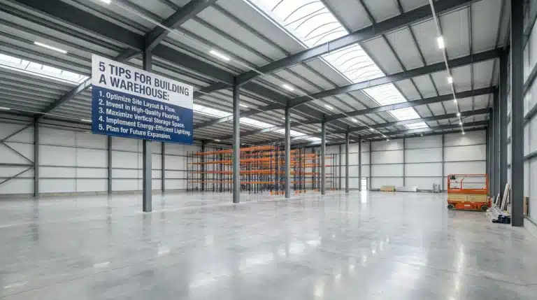5 tips for building a warehouse