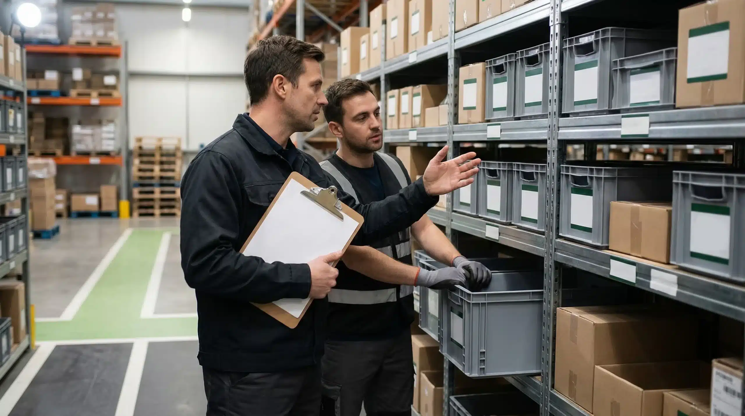 Supervisor briefing picker at station
