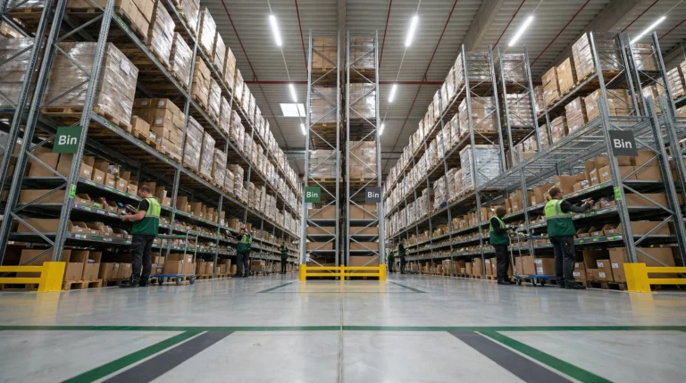 Warehouse workers picking products, 3PL pick and pack.